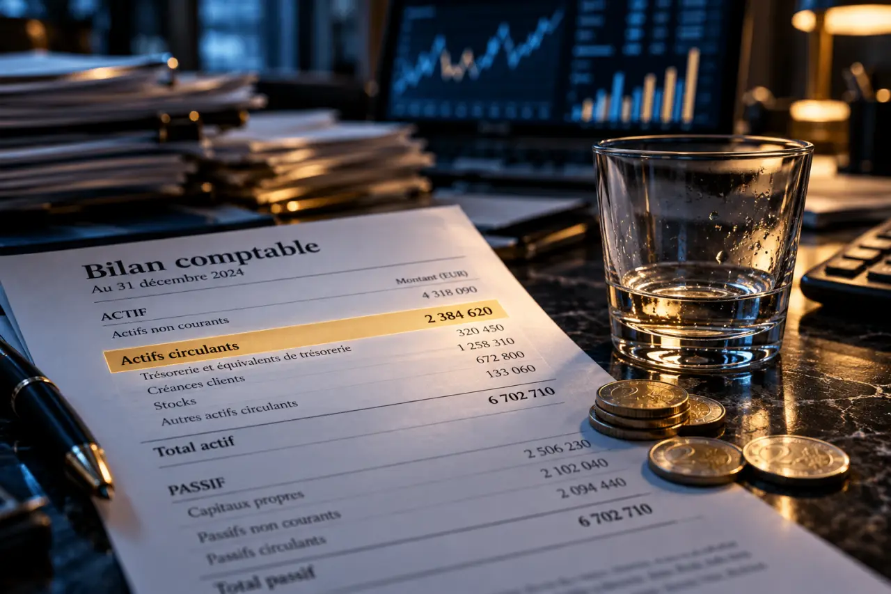 Actifs circulants : un bilan bien rempli peut cacher une trésorerie fragile