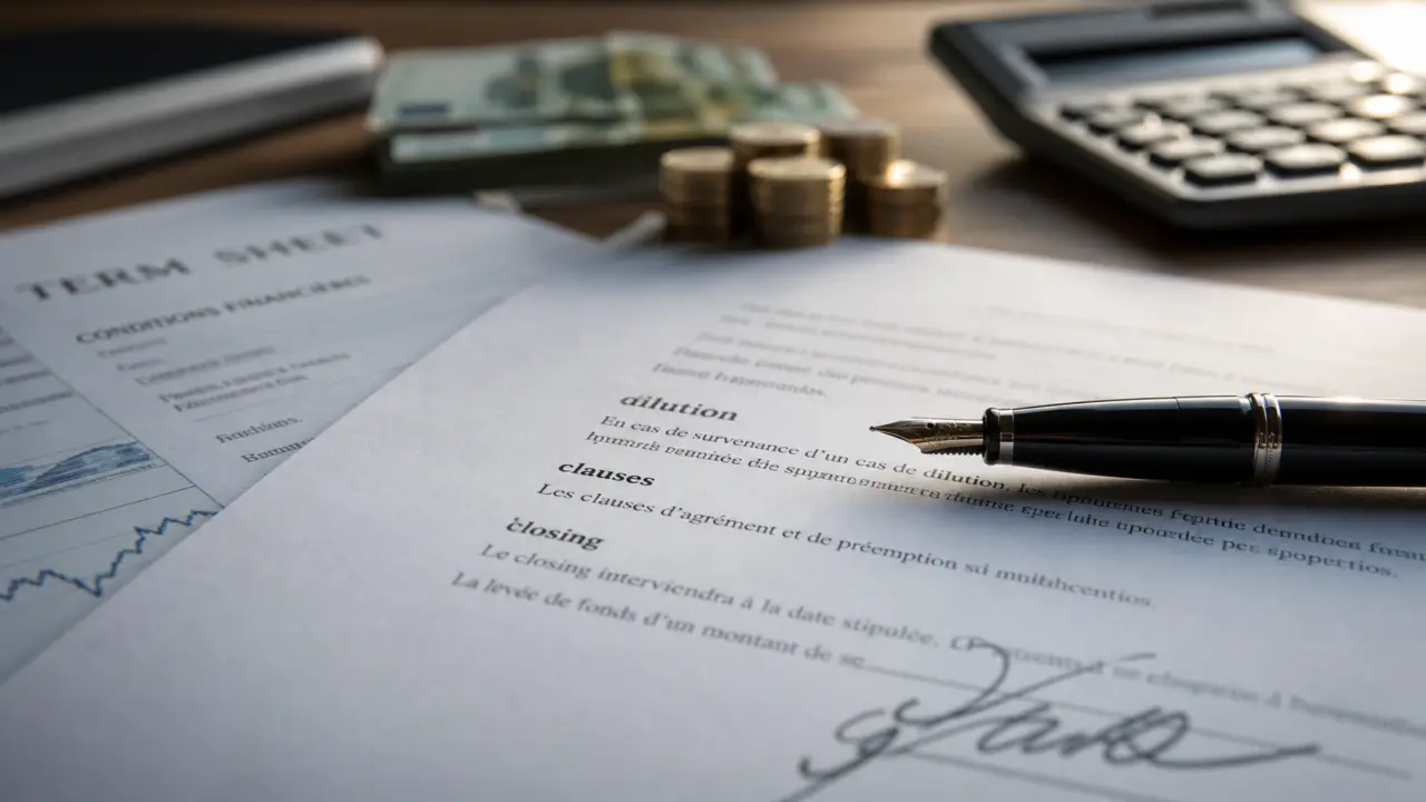 Levée de fonds : dilution, clauses et closing à sécuriser
