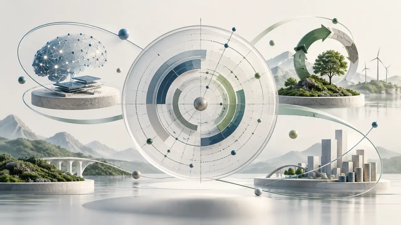 Visualisation abstraite de données et de trajectoires d’impact d’une startup